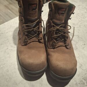 Red Wing Brown King Saftey Toes